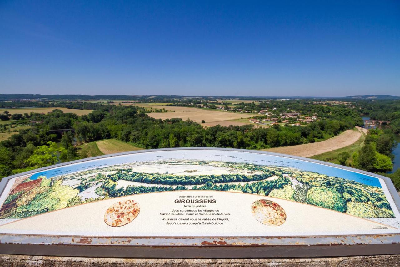 B&B Du Couvent, Vue Chateau Giroussens Экстерьер фото